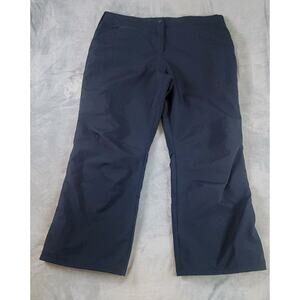 Obermeyer Black Ski Snow Pants Women's 18 short 42x30 pocket excellent condition